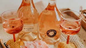 Miraval Rosé Wine - top celebrity alcohol brands in 2024