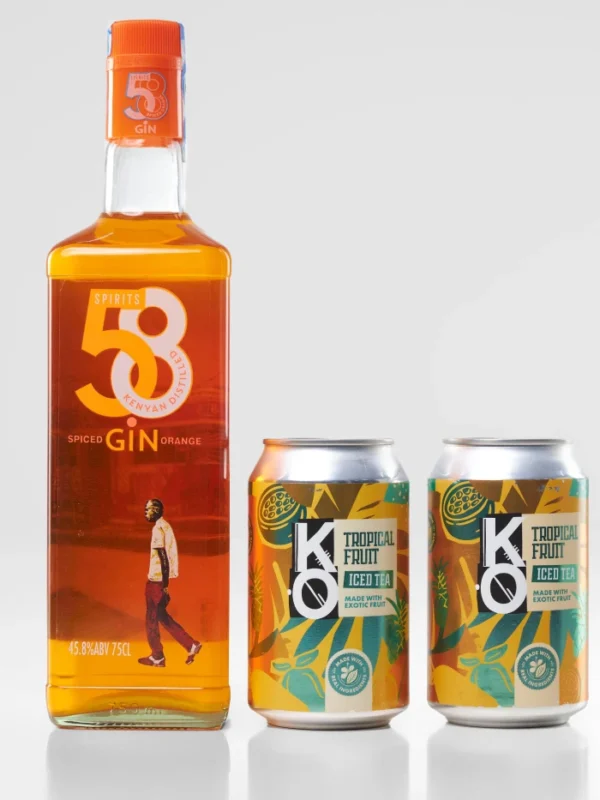 buy KO 58 gin and get 2 free iced teas